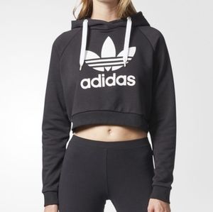 Adidas cropped hoodie